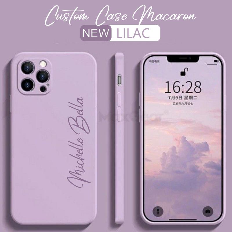 Product Introduction of SoftCase Macaron Nama + Foto For All Type | Casing Silikon Lentur | SoftCase Protect Camera Cover Handphone Cover Handphone Case Protection 0