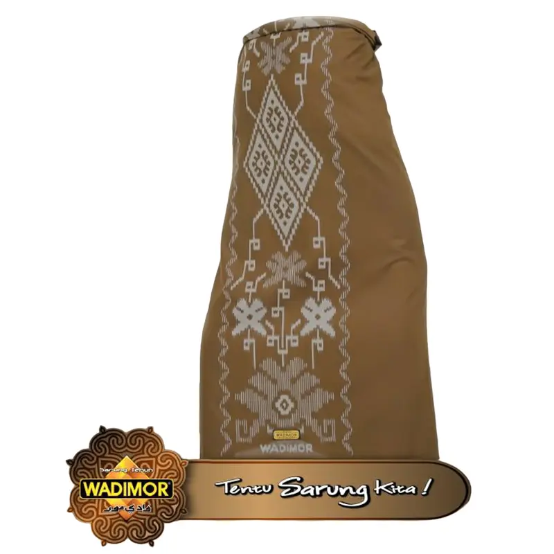 Wadimor Sarung Tenun Motif Tumpal Kembang Polos 3