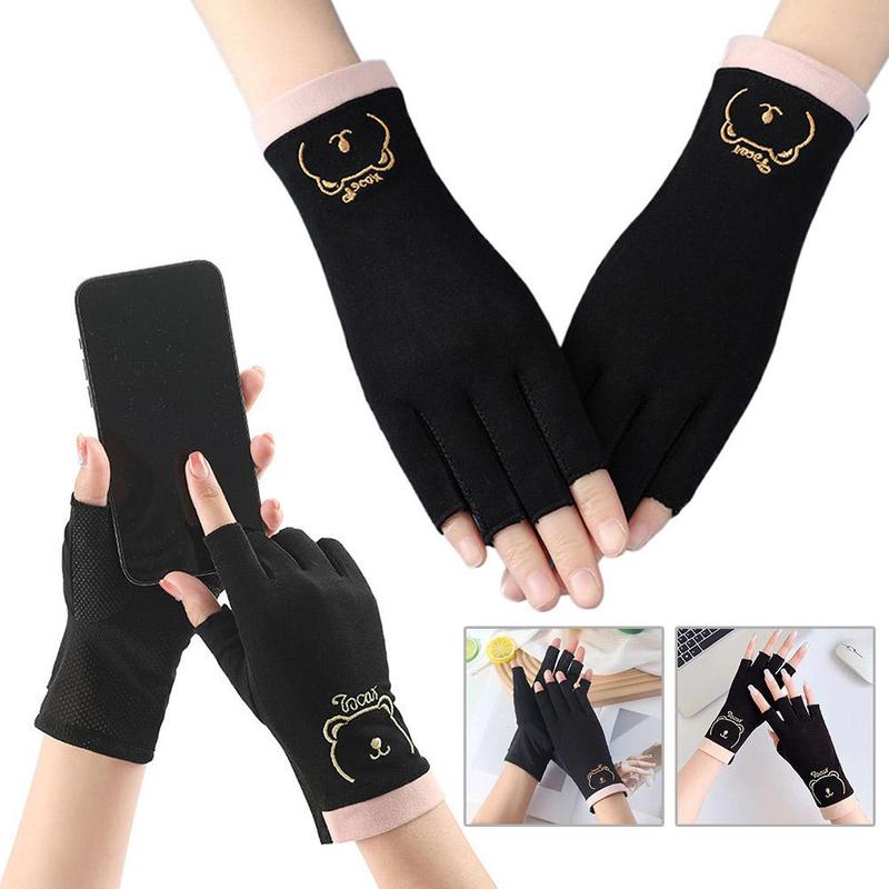 Product Introduction of Găng Tay Chống Nắng, Hở Ngón Tay, Dành Cho Nữ, Mỏng, Chống Tia UV, Co Giãn, Thoáng Khí, Thích Hợp Lái Xe, X5E3 22