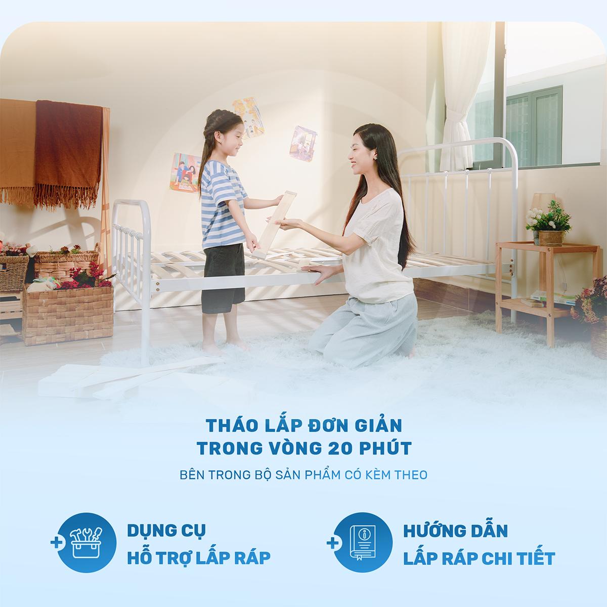 Khung thép giường sắt WILLOW