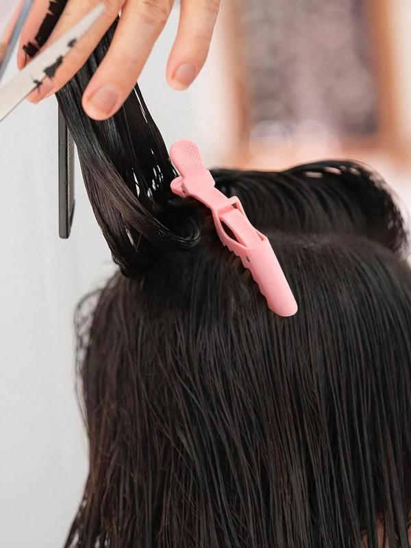 Oversized Alligator Hair Clips for Women, Minimalist Versatile Hair Clips, Side Positioning Clips for Hairdressers and Makeup Artists, Hair Clips for Perming Tools, Barrettes 3