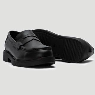 Product Introduction of Giày penny loafer back & white, giày lười đốc, khâu đế phối màu thời thượng ST 1