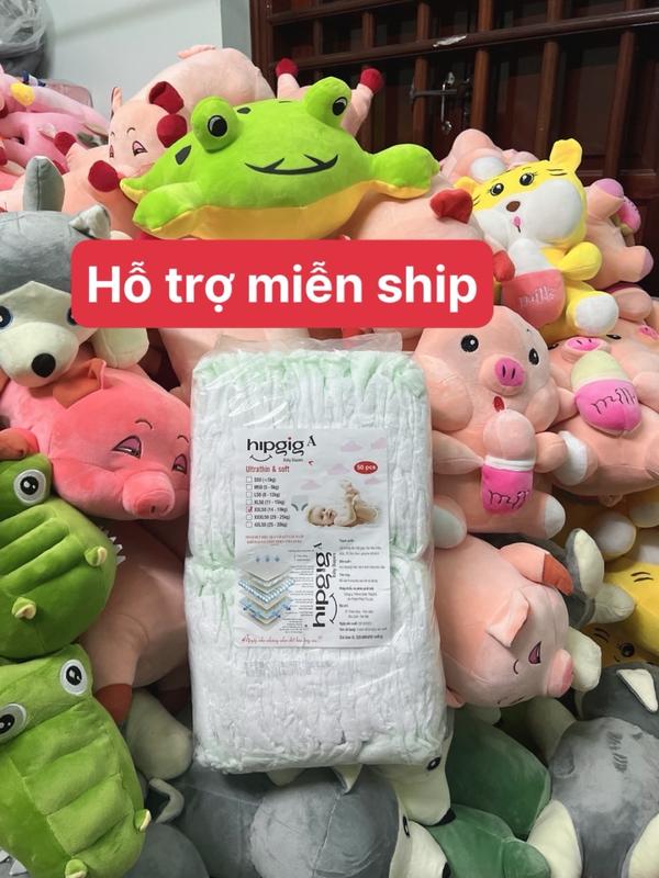 Combo 100 bỉm quần hoặc dán kèm gấu hoặc đồ chơi cho bé Kem