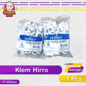 Hiro Klem Pipa Listrik 17 - 20 mm - Hirro Klem Paku Beton per Pack