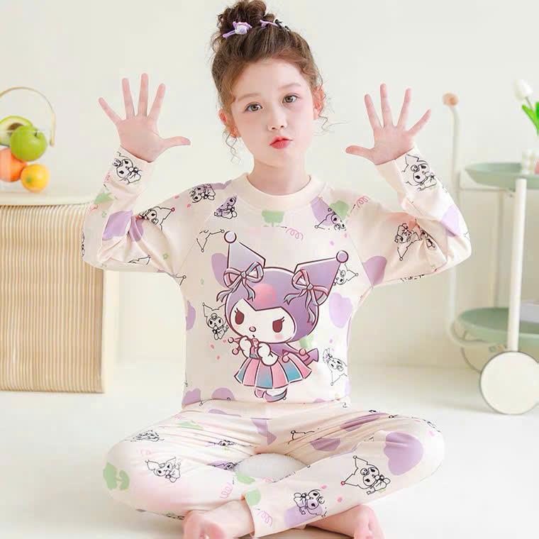 HL1 BỘ QUẦN ÁO THUN DÀI TAY THU ĐÔNG DANH CHO BÉ GÁI 9 -44 KG MẪU HL1