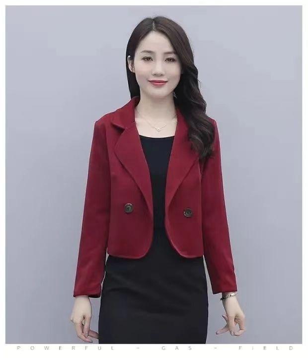 Product Introduction of Áo Khoác Ngắn Phù Hợp Với Doanh Nghiệp Nhỏ Hàng Mới Về, Dành Cho Nữ, Phong Cách Phương Tây, Bộ Sưu Tập Thu Đông Năm 2025, Phong Cách Hàn Quốc, Dễ Phối Đồ, Cỡ Nhỏ Và Mỏng, Áo Len 26