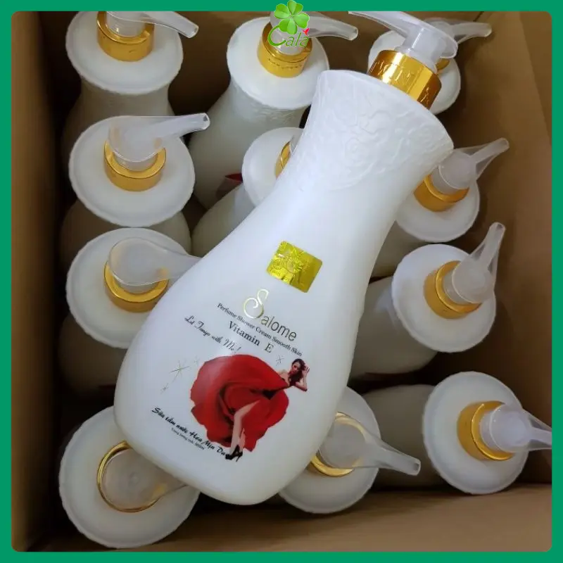 Sữa tắm cao cấp Salome Queen Love Vitamin E 100 Hoa Hồng 1200ml