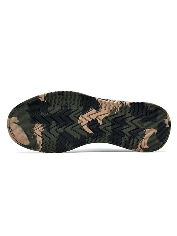 Men's Random Camo Print Lace up Low Top Sneakers, Casual Sporty Breathable Running Shoes for Outdoor Workout, Male Round Toe Work Shoes 4