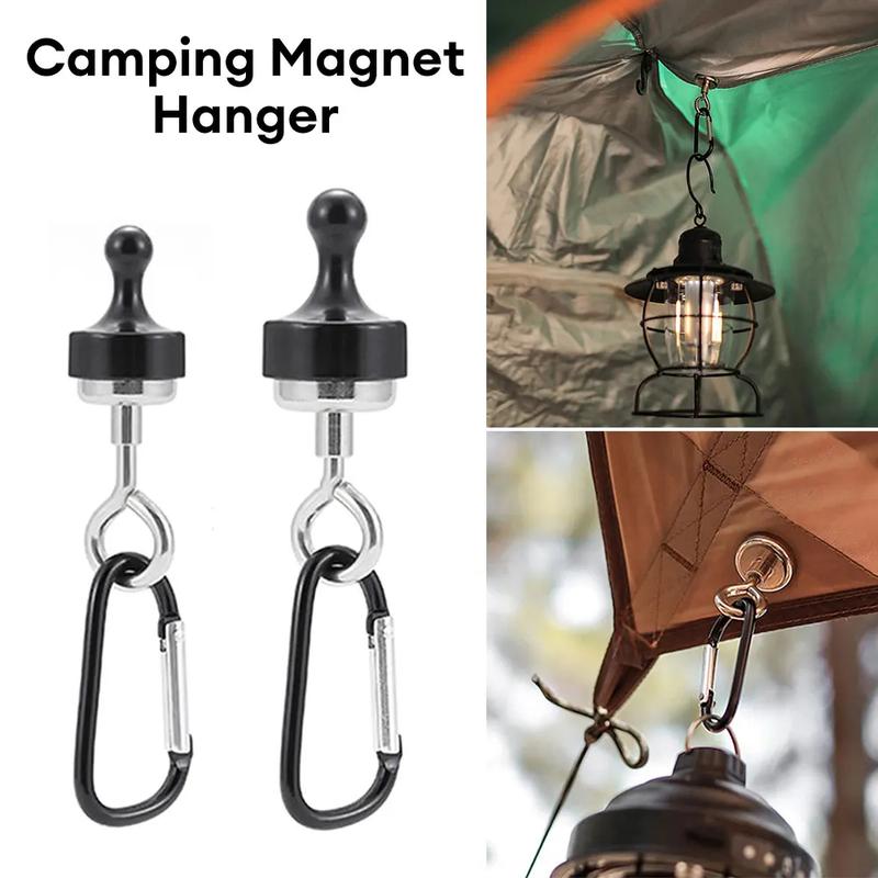 Product Introduction of Outdoor Camping Lights Magnetic Hook Hanging Buckle Hook Tent Canopy Carabiner Magnet Pendant Camping Canopy Accessories 24