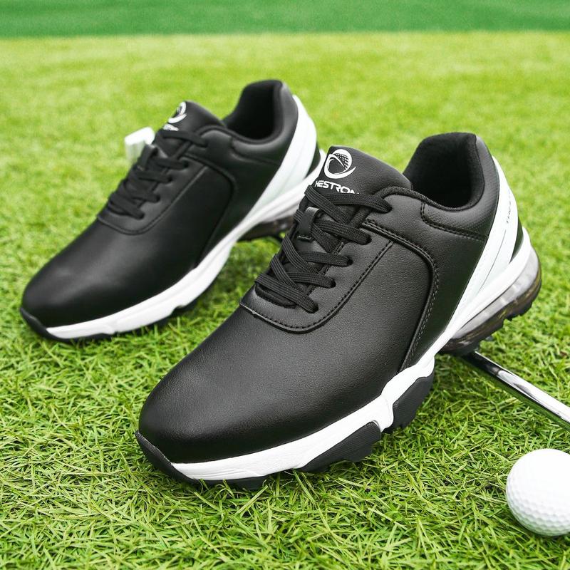 Product Introduction of New Breathable Men's Golf Shoes Professional 8 Studs Large Size Waterproof Non-slip Lightweight Casual Sports Shoes XZ25044 20