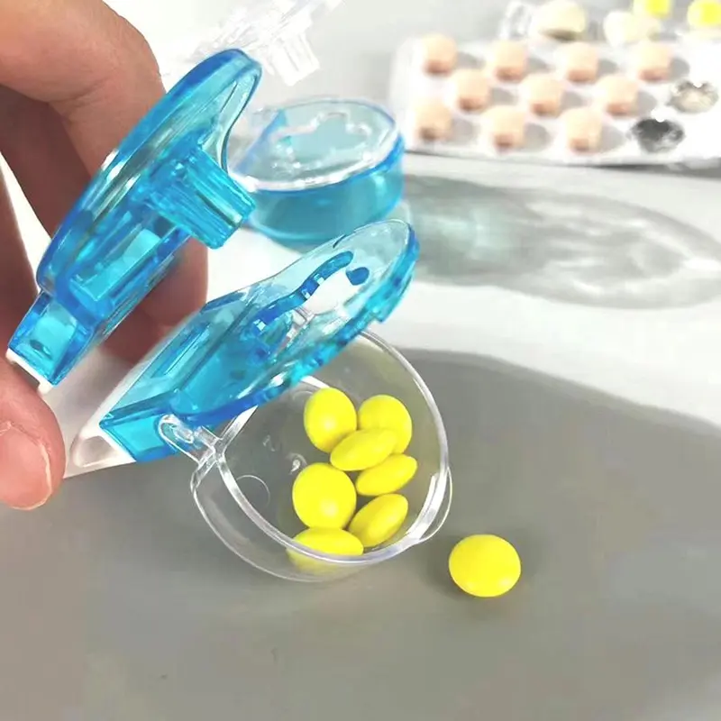 Baby Medicine Dispenser, Medicine Dispenser, Durable Medicine Storage Box, Easy to Open and Close 7
