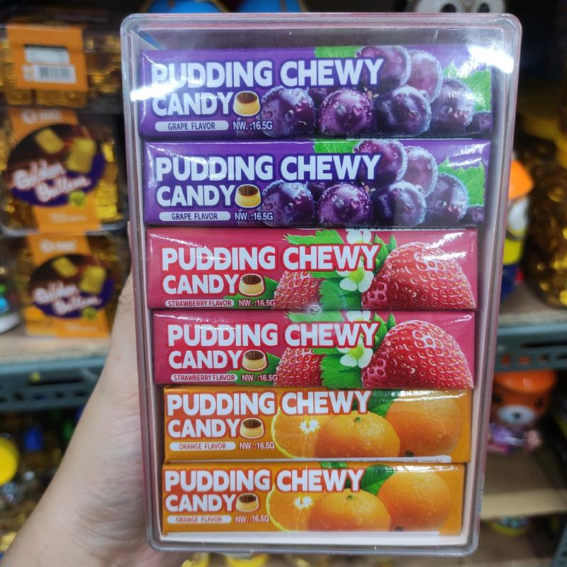 Pudding Chewy Candy Mixed Fruity 30's - TikTok Shop Philippines