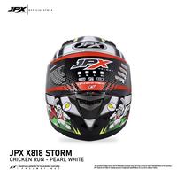 Gambar Helm JPX - Helm Full Face Storm X818 - CHICKEN RUN - FLUORESCENT YELLOW GLOSS, XXL dari JPX HELMET Kab. Tangerang 1 Tokopedia