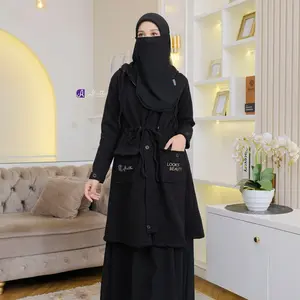 Jaket Wanita Diamond Premium Jaket Outer Hijaber Sarimbit Diamond Series by Alietha Musim dingin Panjang