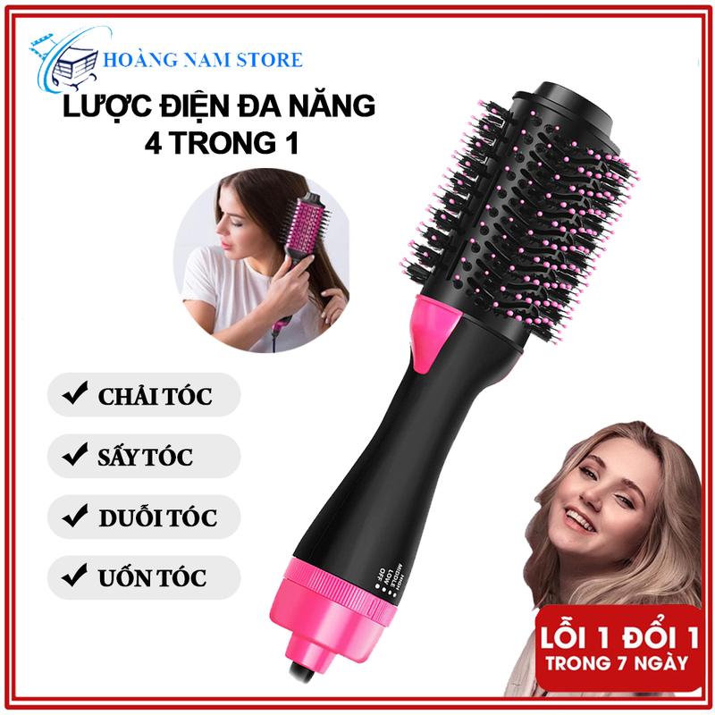 Máy sấy tóc đa năng 3 in 1 One Step, lược điện kiêm máy sấy, tạo phồng, uốn cụp, chải thẳng tóc, máy tạo kiểu tóc, máy làm tóc đa năng