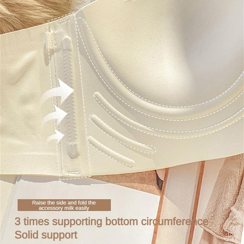 Áo Ngực Tập Hợp Ngực Nhỏ Dành Cho Phụ Nữ, Không Dây, Hỗ Trợ Bralette, Chống Chảy Xệ, Không Có Vòng Thép, Kéo Dài Bên Ngoài, Áo Crop Top Sling, Thoáng Khí, Thoải Mái, Đồ Lót, Dành Cho Phụ Nữ 4