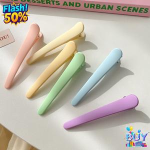 คลิปปากเป็ดด้าน พร้อมสต็อกในปี 2568 คลิปข้างล้างหน้า ขนาดใหญ่ สีสันสดใส กิ๊บติดผมน่ารัก เหมาะสำหรับหน้าม้า กิ๊บฉลาม กิ๊บติดผม สำหรับผู้หญิงและผู้ชาย ดีไซน์สวย ทันสมัย