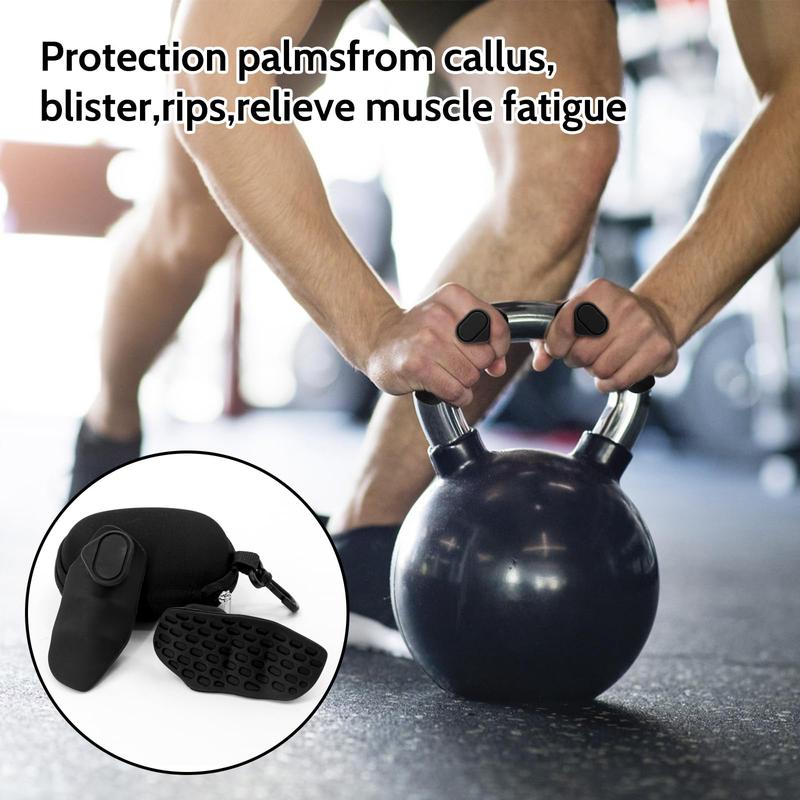 Gym Weightlifting Non-slip Exercise Grips, Portable Fitness Training Equipment, Hand Exerciser with Clip Ring Buckle for Gym Training and Exercise 8
