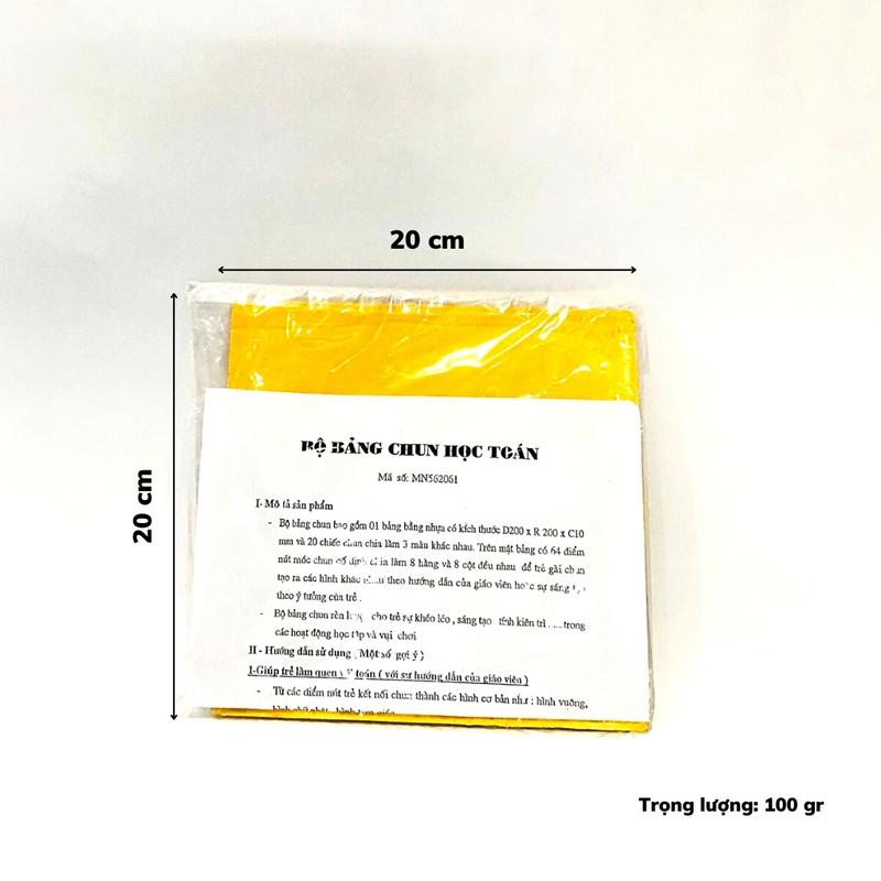 Bảng chun học toán bằng nhựa cho bé học và chơi, rèn luyện kỹ năng toán học - Đồ chơi mầm non thông tư 02 3