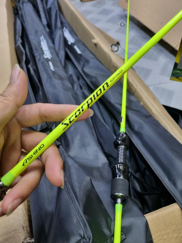 Cần câu cá Ashino Scorpion carbon đặt 1 khúc siêu tải