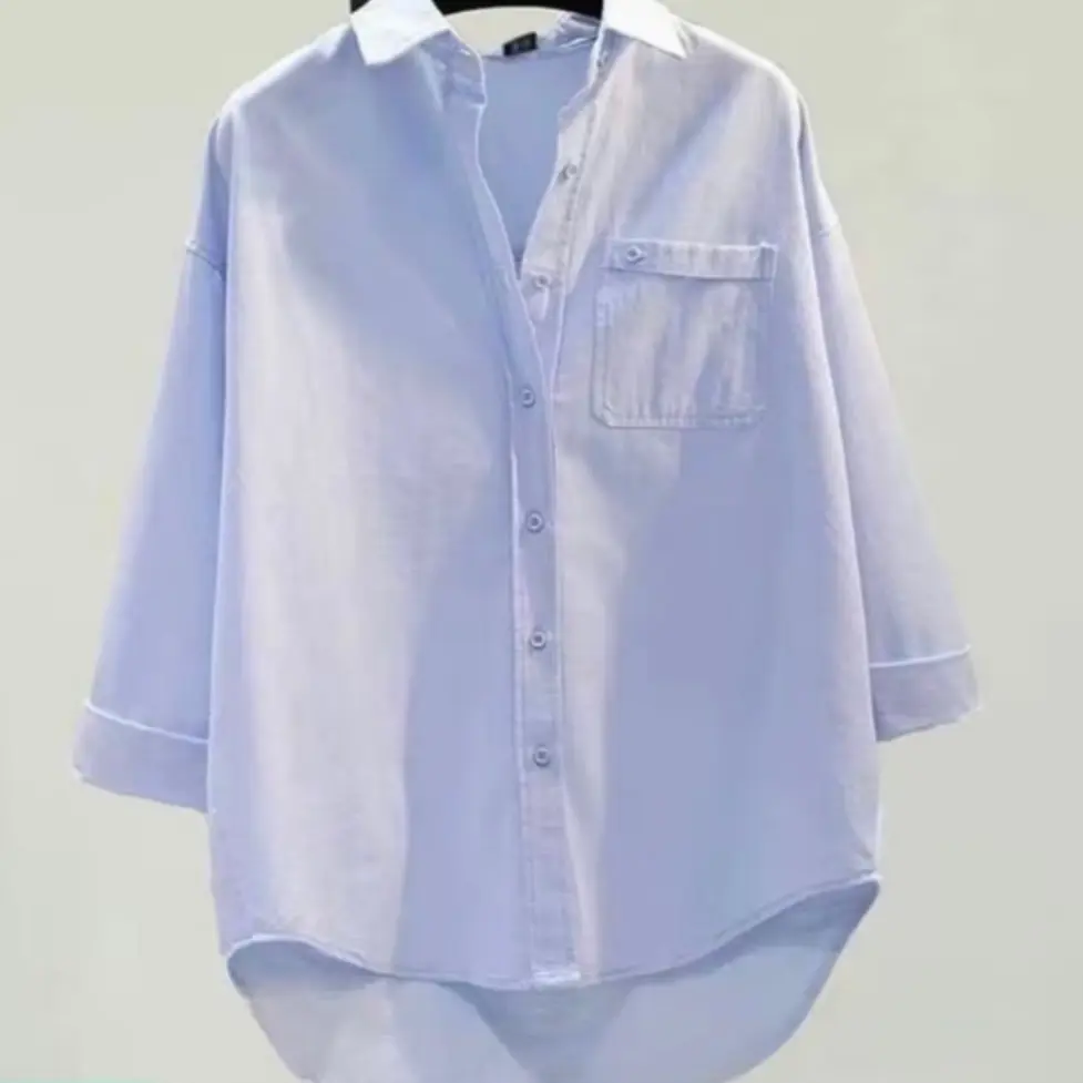 ￼A005 Áo sơ mi dài tay basic mặc đi làm đi chơi