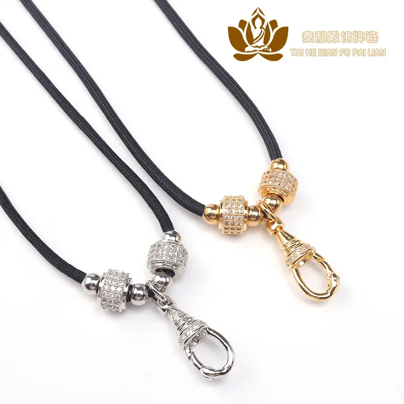 New Thangka Amulet Pendant Rope Adjustable Pull Length behind the Neck