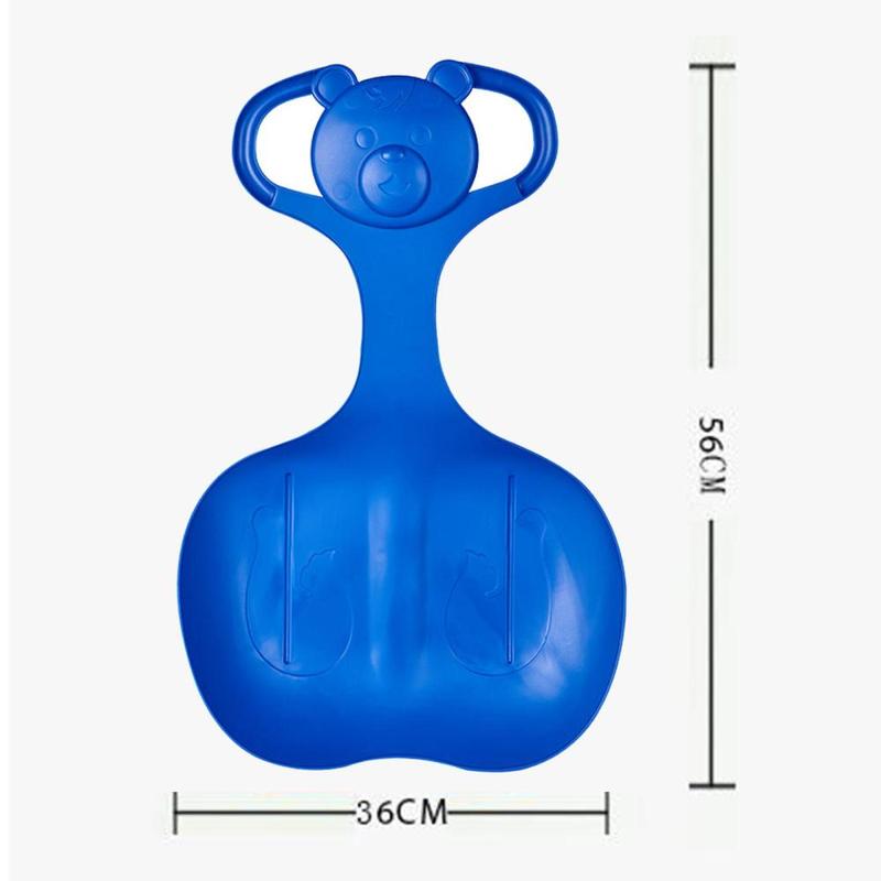 Product Introduction of Snow Sled Grass Sand Sliding Sled Skiing Board with Handle Heavy Duty Sleigh Winter Toy Snow Luge for Kids Adults Boys Girls 0