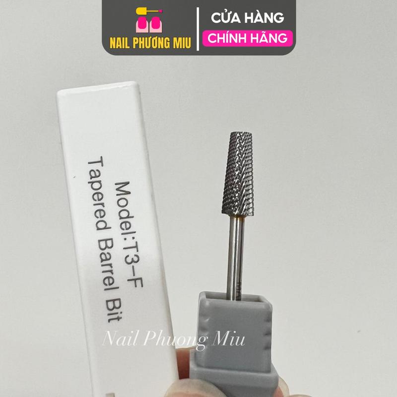 Đầu Mài Titan 3in1 Hình Thang Chuẩn Mỹ Làm Nail Chuyên Nghiệp Mài Mịn Móng Phá Gel Bột Hiệu Quả Mài Khoé Đa Năng Cho Thợ Nail