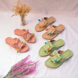 TheMoon.Store SELLA Sandal jepit teplek Sendal jepit flat Anak Perempuan umur 6-9 tahun Motif Bendul Kekinian Terbaru 2022 Kaki Karet