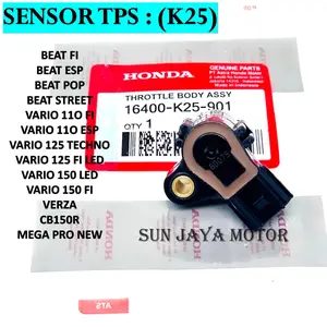 Sensor Tps Beat FI esp - Vario 110 / 125 / 150 - Scoopy esp - Verza - Cb150r - Sonic - Beat pop -Spacy fi K25 Motor Motorcycle