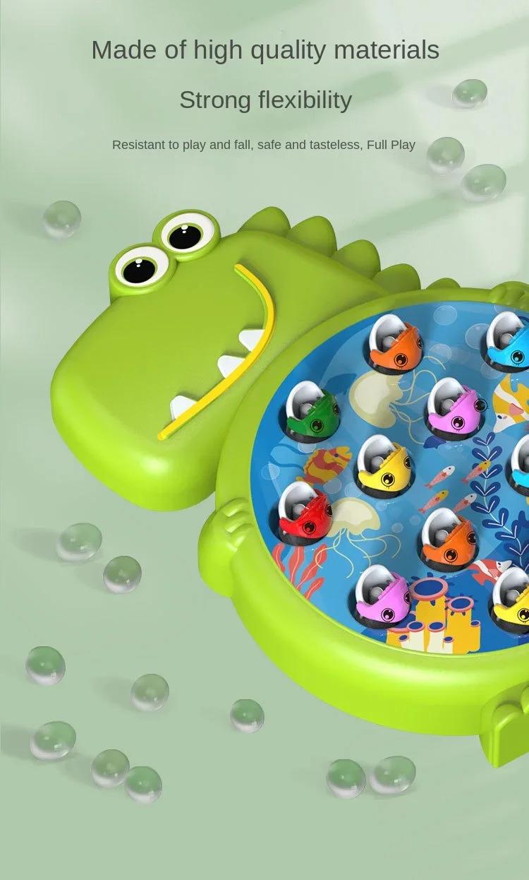 Product Introduction of Dinosaur Simple Fishing Toy Play Game Toy Gift Interactive Educational Toys 4