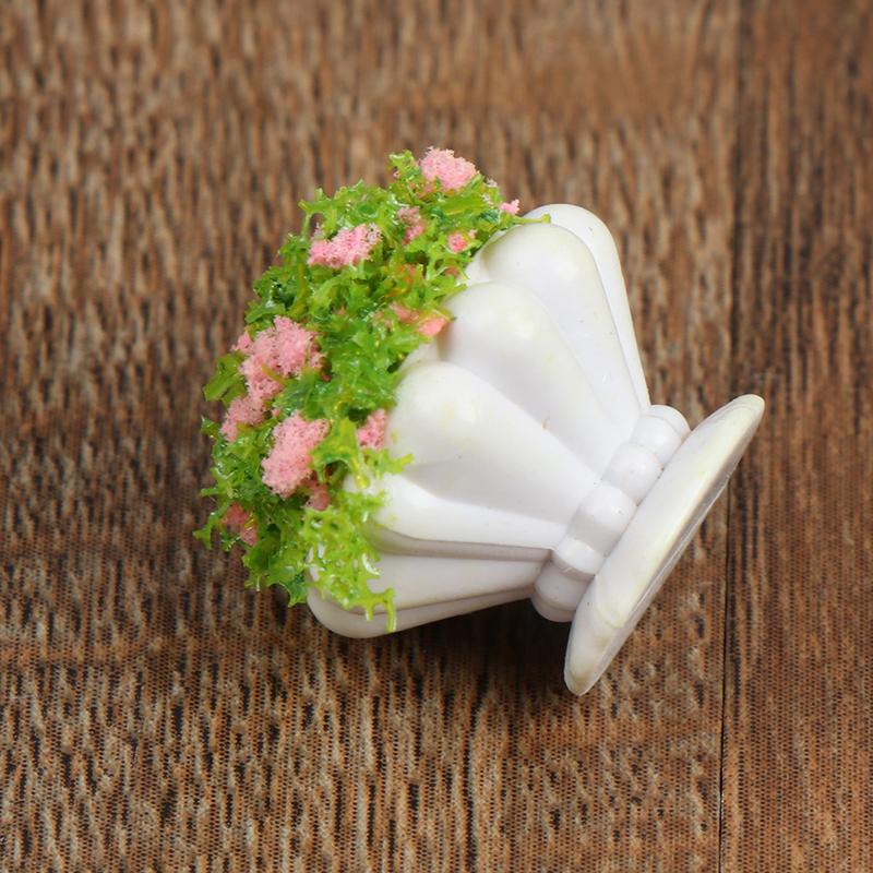 Product Introduction of [zfe]1:12 Dollhouse Mini Furniture Accessories Mini Green Plant Bonsai Flower Pots 17