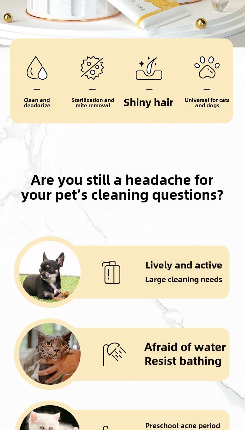 Product Introduction of NEW Pet Cleaning Gloves for Cats and Dogs 1