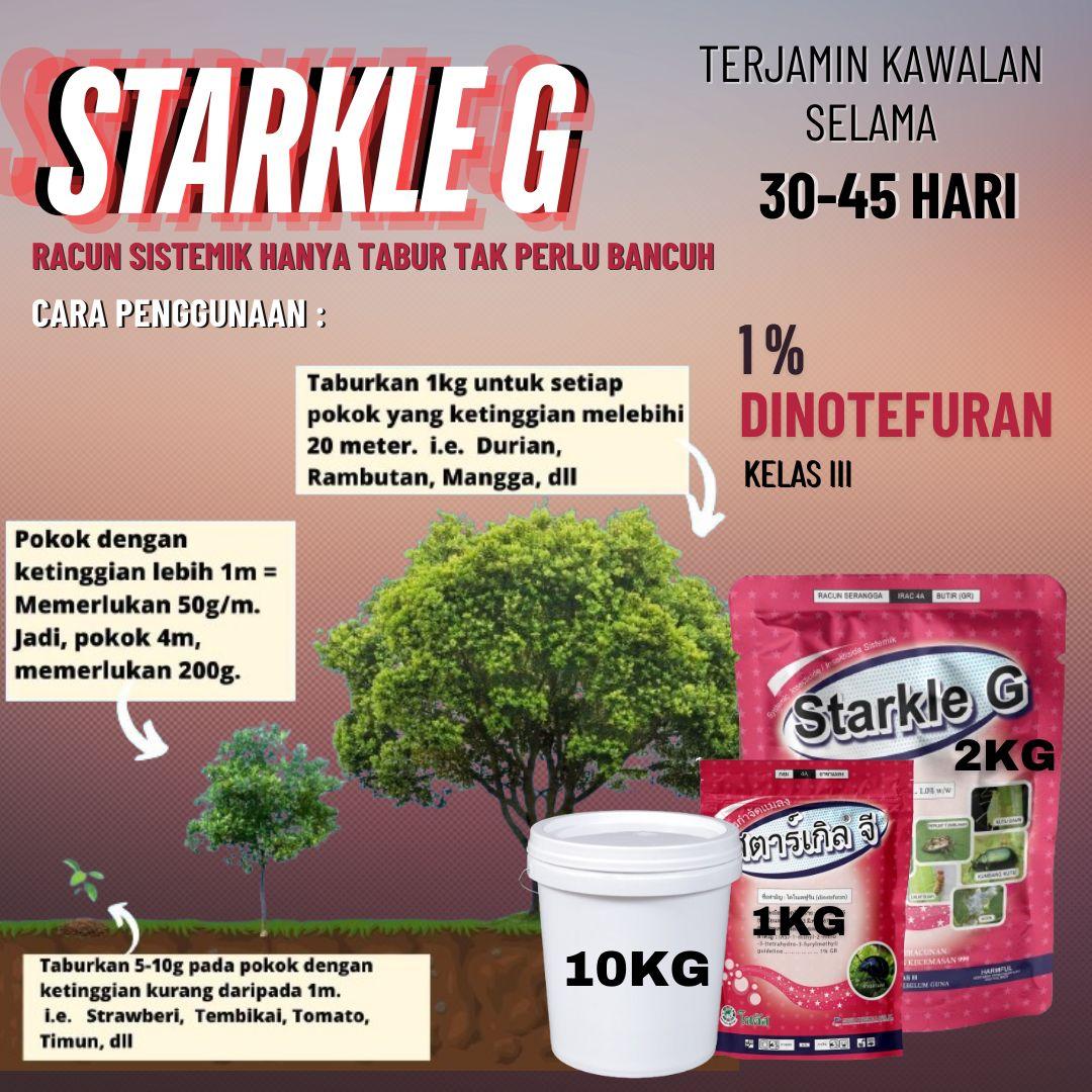 Starkle G Thailand 1kg/2kg Insecticide Racun Serangga Fruits Vegetables ...