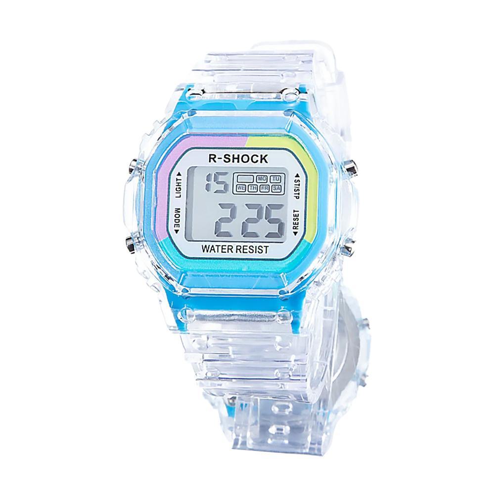 【TERSEDIA & COD】ins Fashion Electronic Sports Watch for Men and Women Students Square Led Watch W1J6