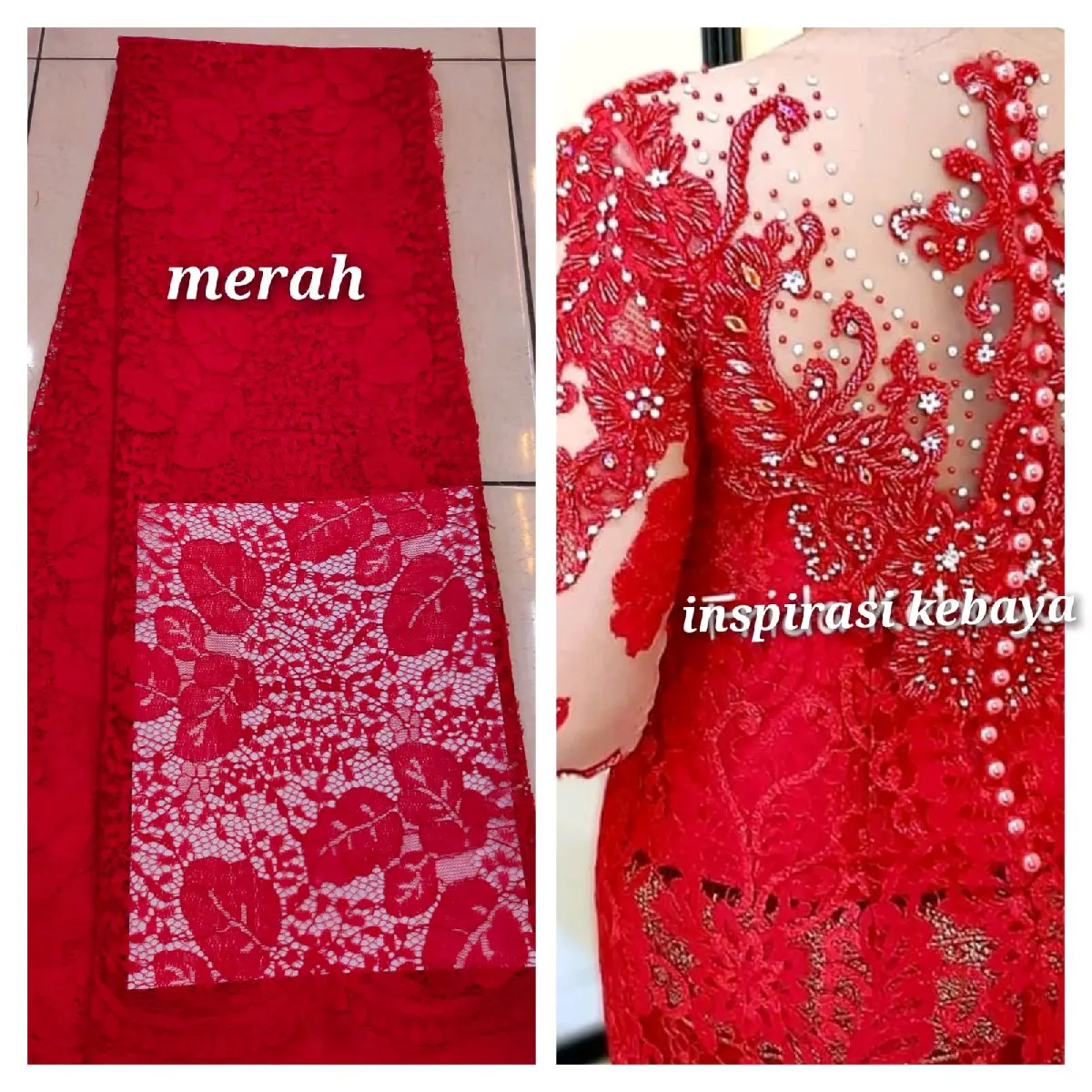 Bahan Kebaya Wanita Meteran Bakal baju Kebaya Wanita. Untuk Uk. 2 Meter X 1,5 Meter dan 3 Meter x 1, 5 Meter. Bunga Kain