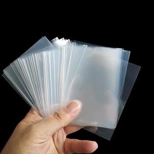 Funda para tarjetas transparente, 50 piezas por paquete, Protector de tarjetas, Manga interior sin ácido para fotocards mini, Porta tarjetas de identificación y crédito