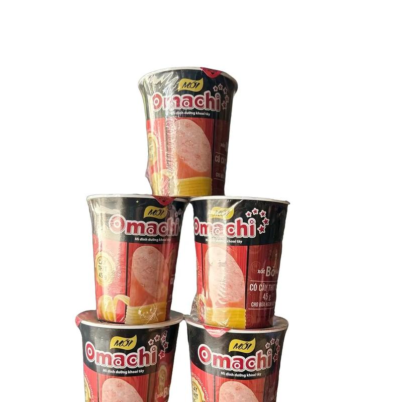 Combo mì omachi 5h với cây xúc xích và 5h hộp chộn vị bò và sườn heo - Cay Food Thức Ăn