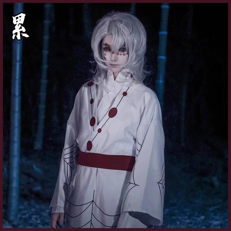 Trang Phục Hóa Trang Demon Slayer Rui, Quần Áo Cosplay, Áo Choàng Cosplay Người Mẹ Nhện Và Chị Kimono, Thích Hợp Cho Các Bữa Tiệc Hóa Trang, Trang Phục Hóa Trang Demon Slayer Rui Nữ Voan Jacket Váy Ngủ 4