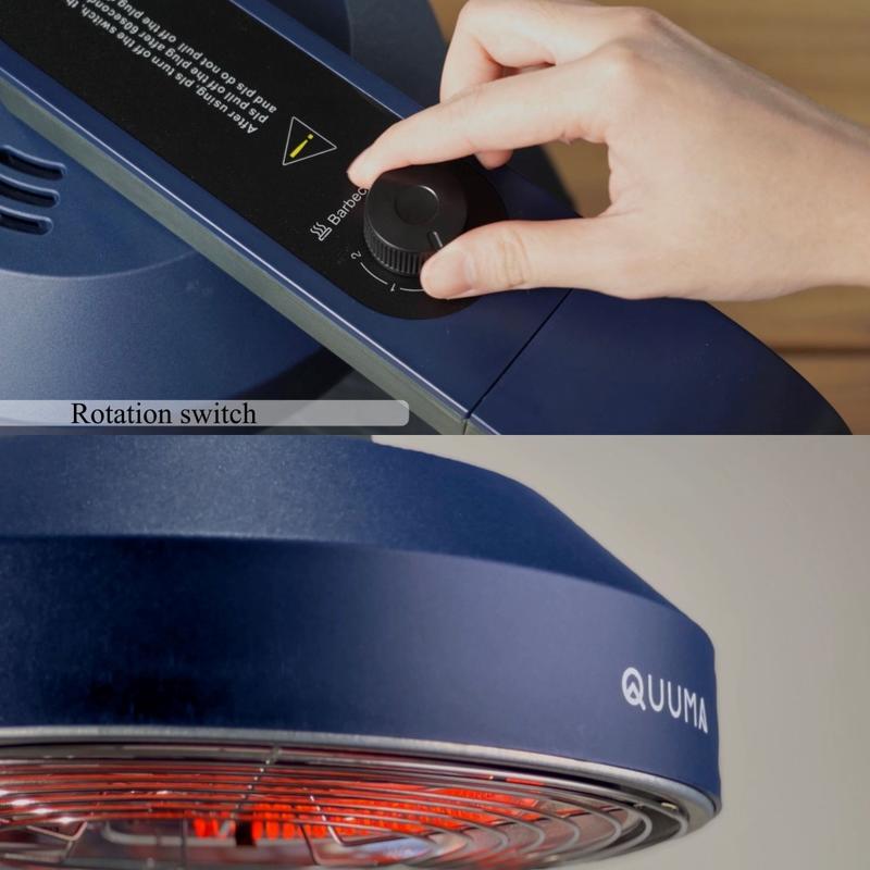 Smokeless Barbecue Grill Smoke Free Auto-Rotate Grill Pan Touch Control 360° BBQ System Electric Barbecue Machine home 6