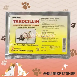Tarocillin - Obat Luar Luka Kucing Anjing Obat Luka Terbuka Kucing Anjing Luka Bakar