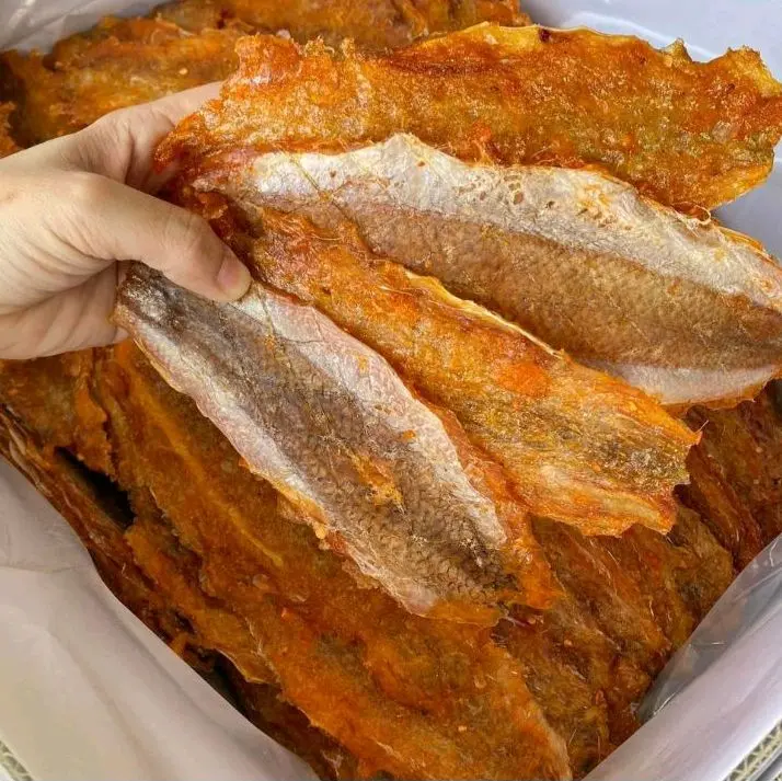 Khô cá mối rút xương 1kg, ướp vị mặn ngọt vừa ăn, ăn vặt, ăn uống, food