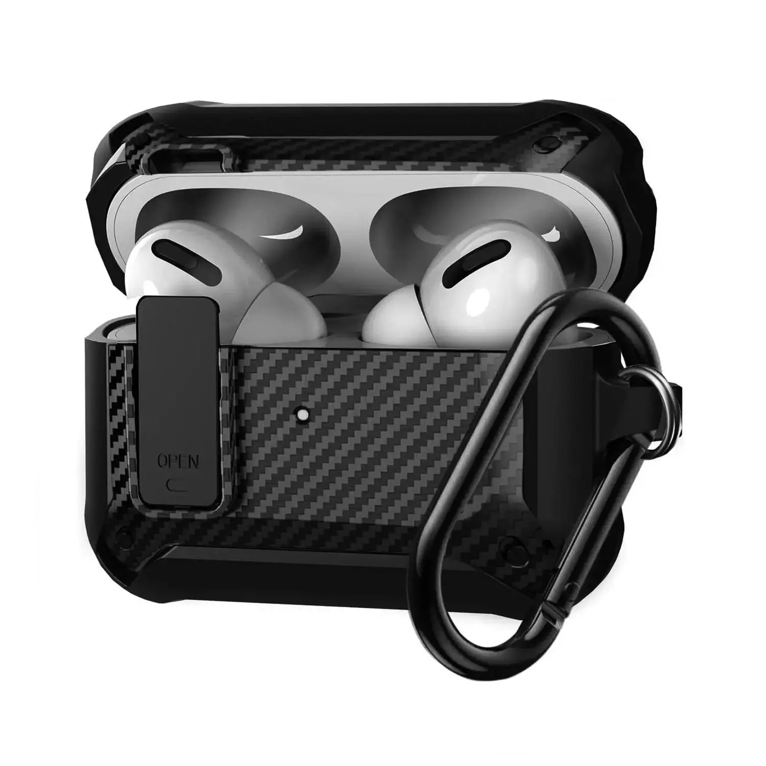 Portable Earphone Case Compatible with AirPods, Fashion Anti-fall Earphone Protector Cover, Earbuds Protective Cover