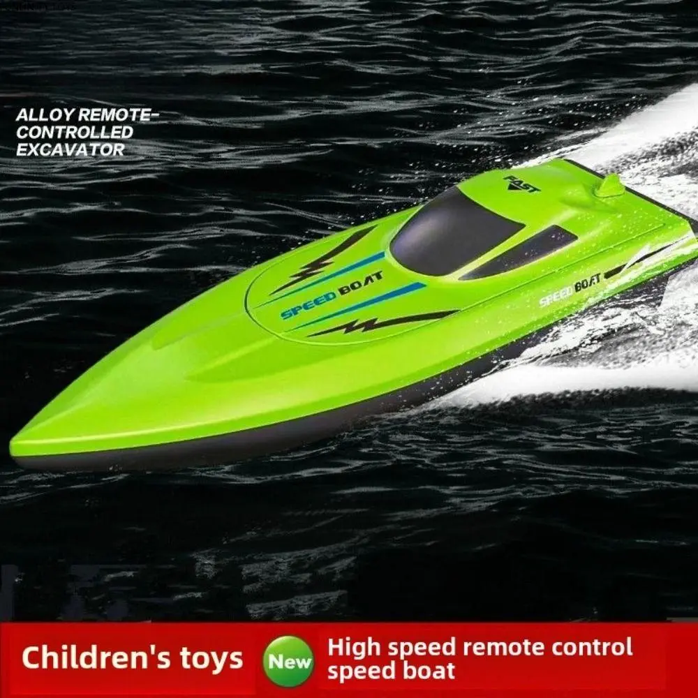 FUNFINITY TOYS Children Adult High Speed Remote Control Boat Waterproof Long-lasting Racer RC Boats 2.4G Sailing Boat Wireless Speedboat Toy Pool Toys