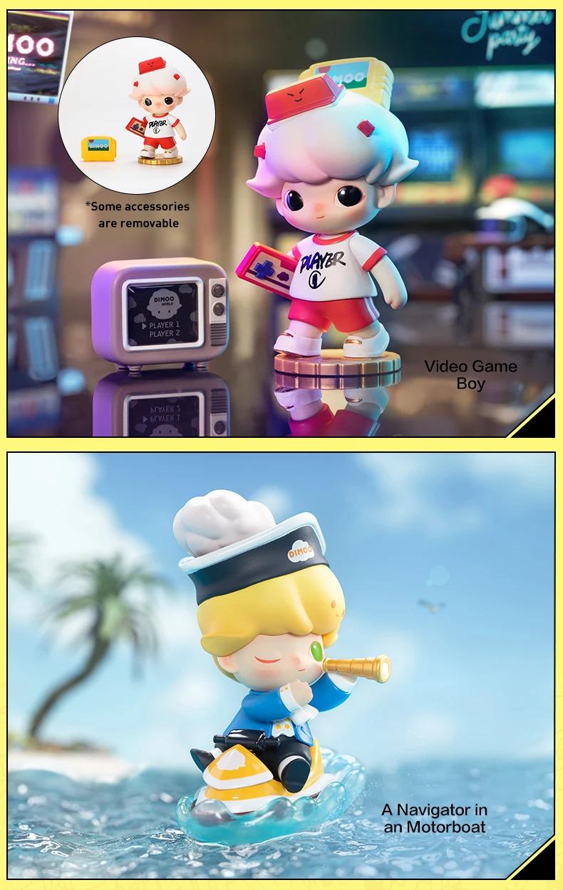 Product Introduction of Dimoo Time Travel Series Blind Box Figures Confirmed Style Creative Doll Ornaments Cute Gifts 15