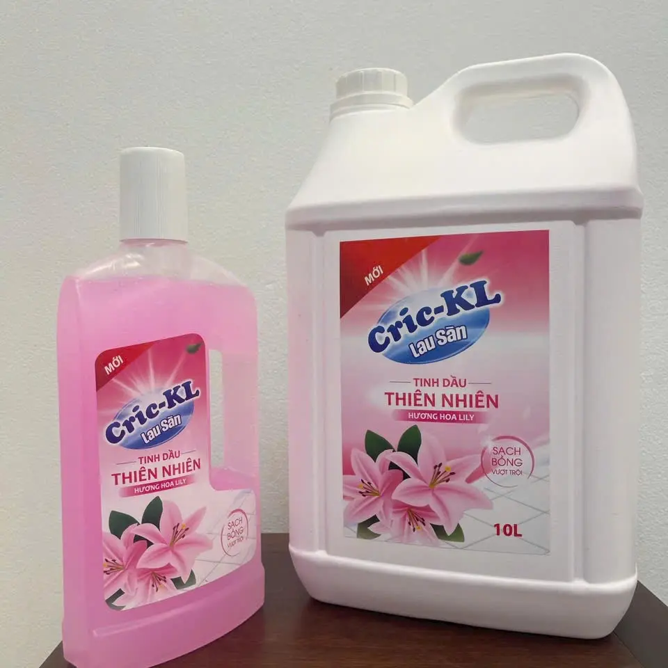 Nước Lau Sàn CRIC-KL Can 10Lít Hương Hoa Ly - Khử Khuẩn