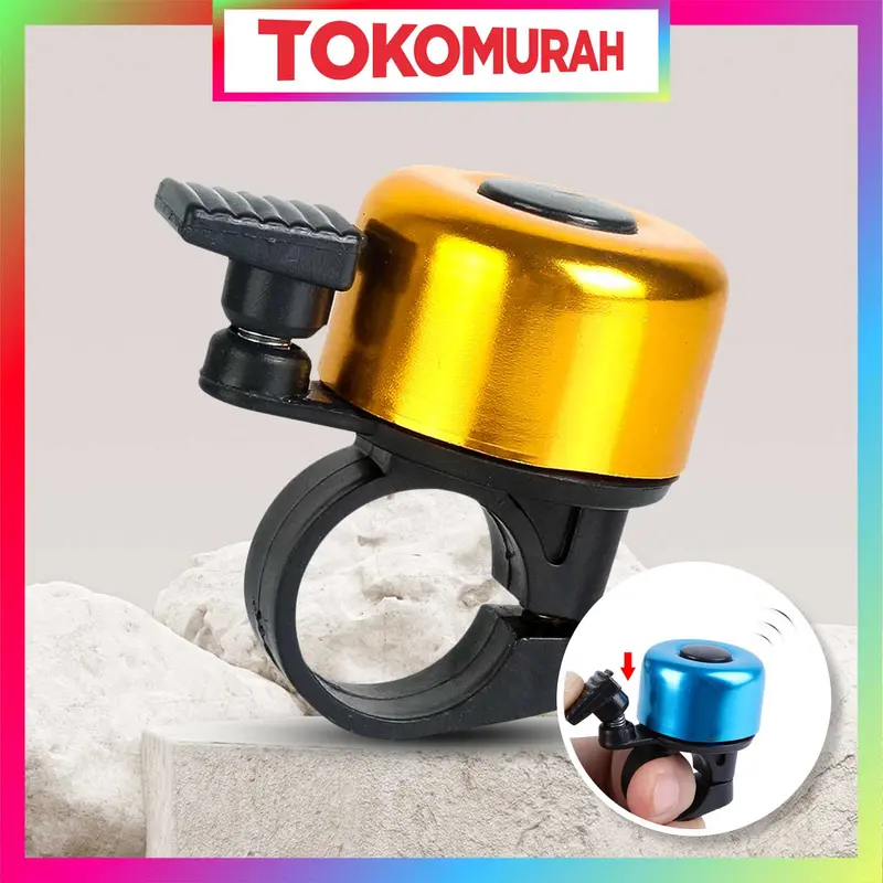 R559 BEL SEPEDA TING TING TING / SEPEDA BEL / CLAKSON SEPEDA Lonceng Ringing Bell Ting Ting Warna Metal Outdoor 0