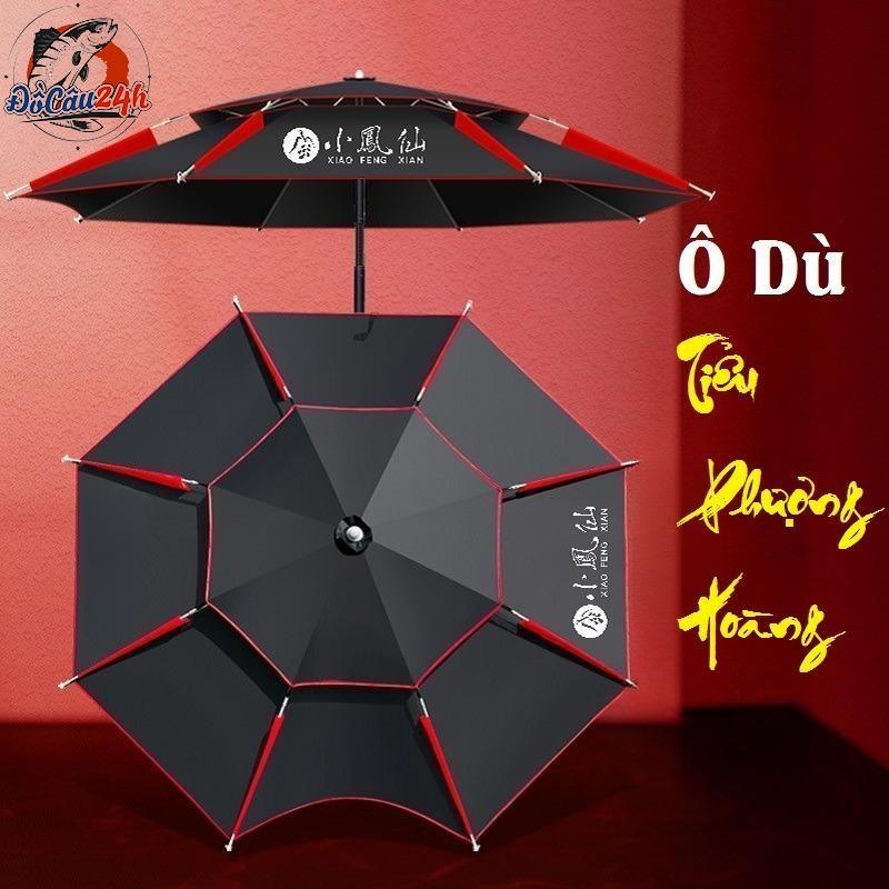 Ô Dù Che Nắng Mưa TIỂU PHƯỢNG HOÀNG Dùng Cho Câu Cá Dã Ngoại 2 Tầng Nhiều Màu Sắc Khác Nhau