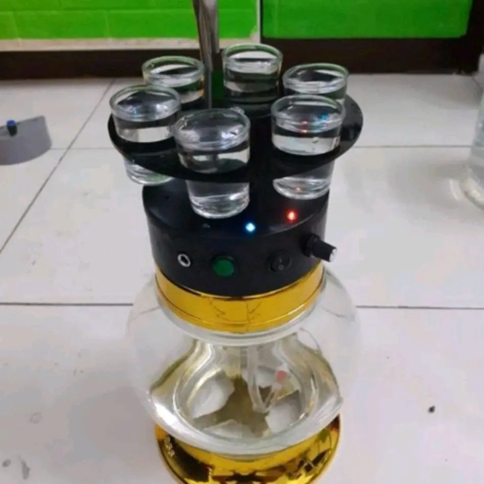 máy ruót rượu tự động 6 ly