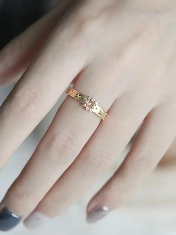 S925 Sterling Silver Women's Elegant Zircon Decor Ring, Exquisite Trendy Ring, Fashionable Jewelry Accessories for Women As Engagement Anniversary Birthday Gift 4